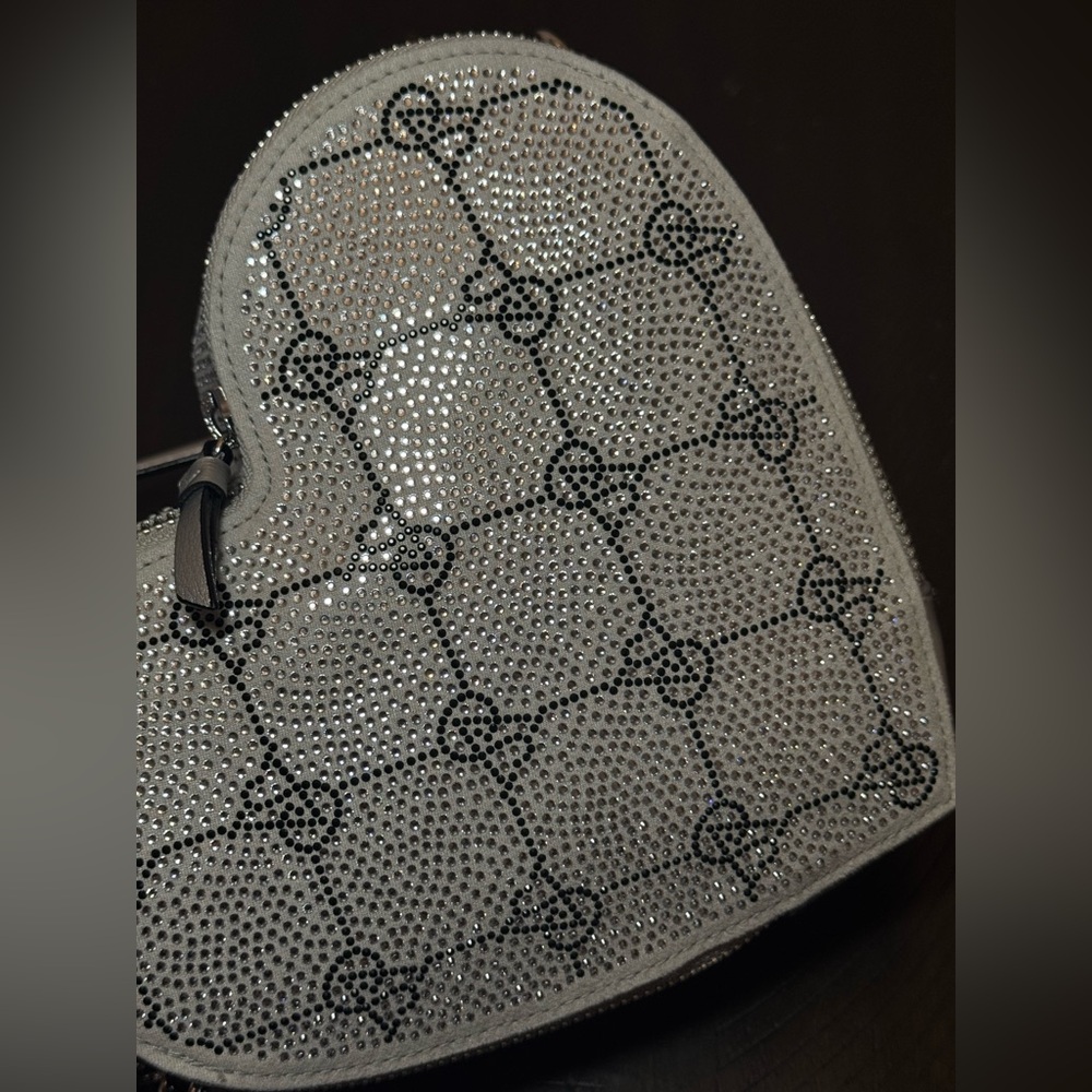 Victoria Secret Rhinestone Heart shaped purse